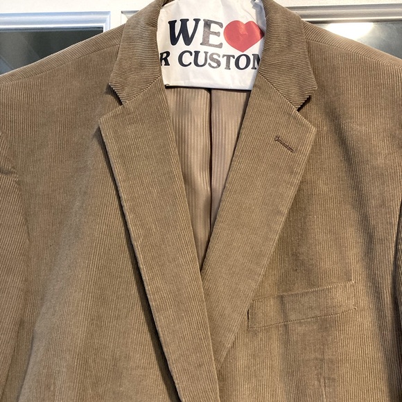 Joseph & Feiss Corduroy Jacket, Light Brown - Picture 1 of 8